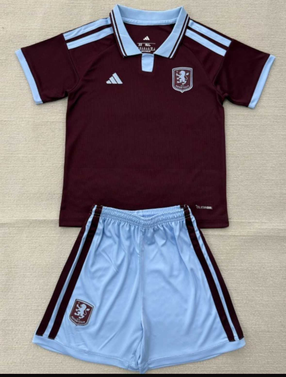Kit Enfant Aston Villa Domicile 26-27