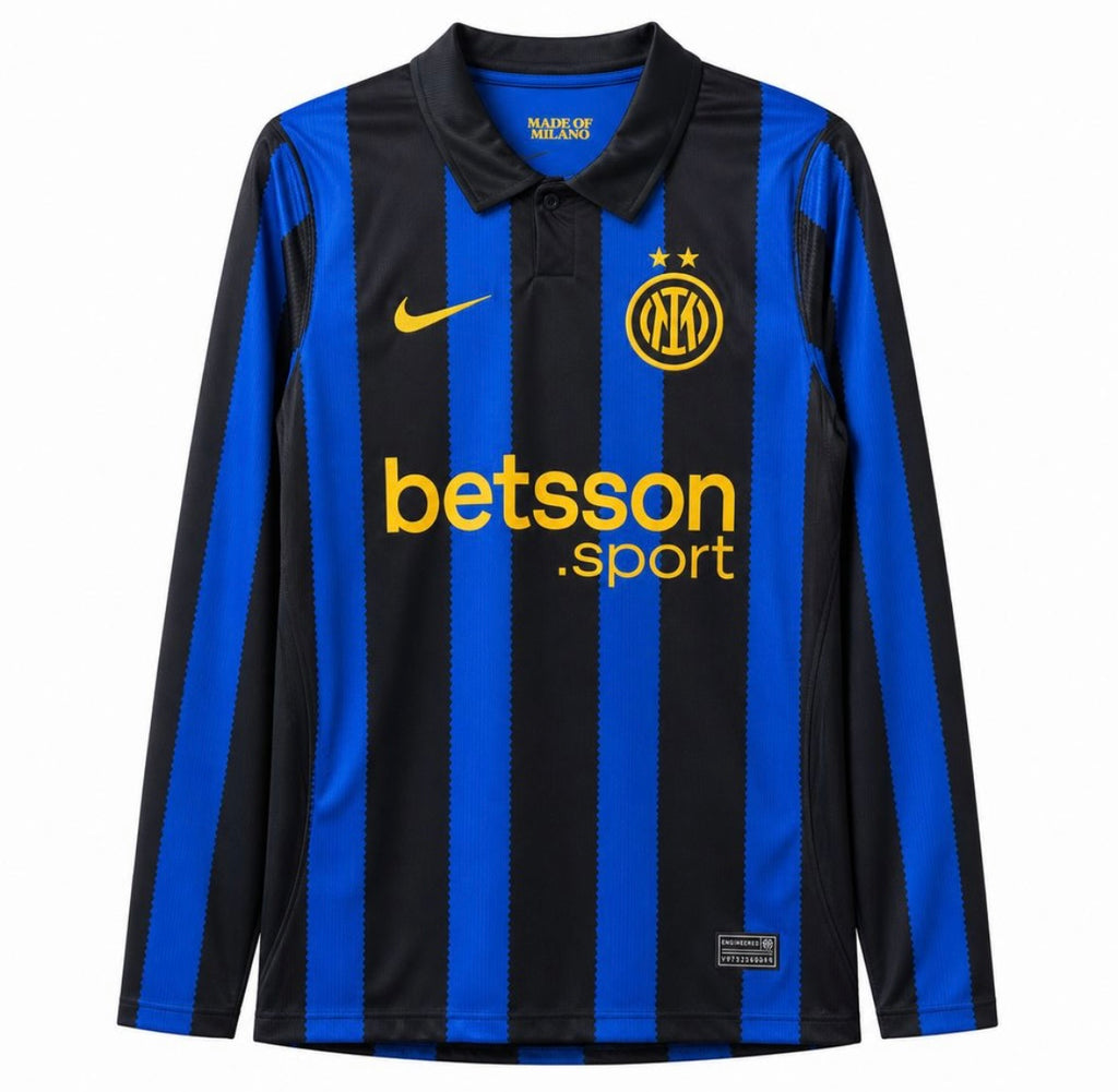 Maillot Domicile Inter Milan 26-27 Manches Longues