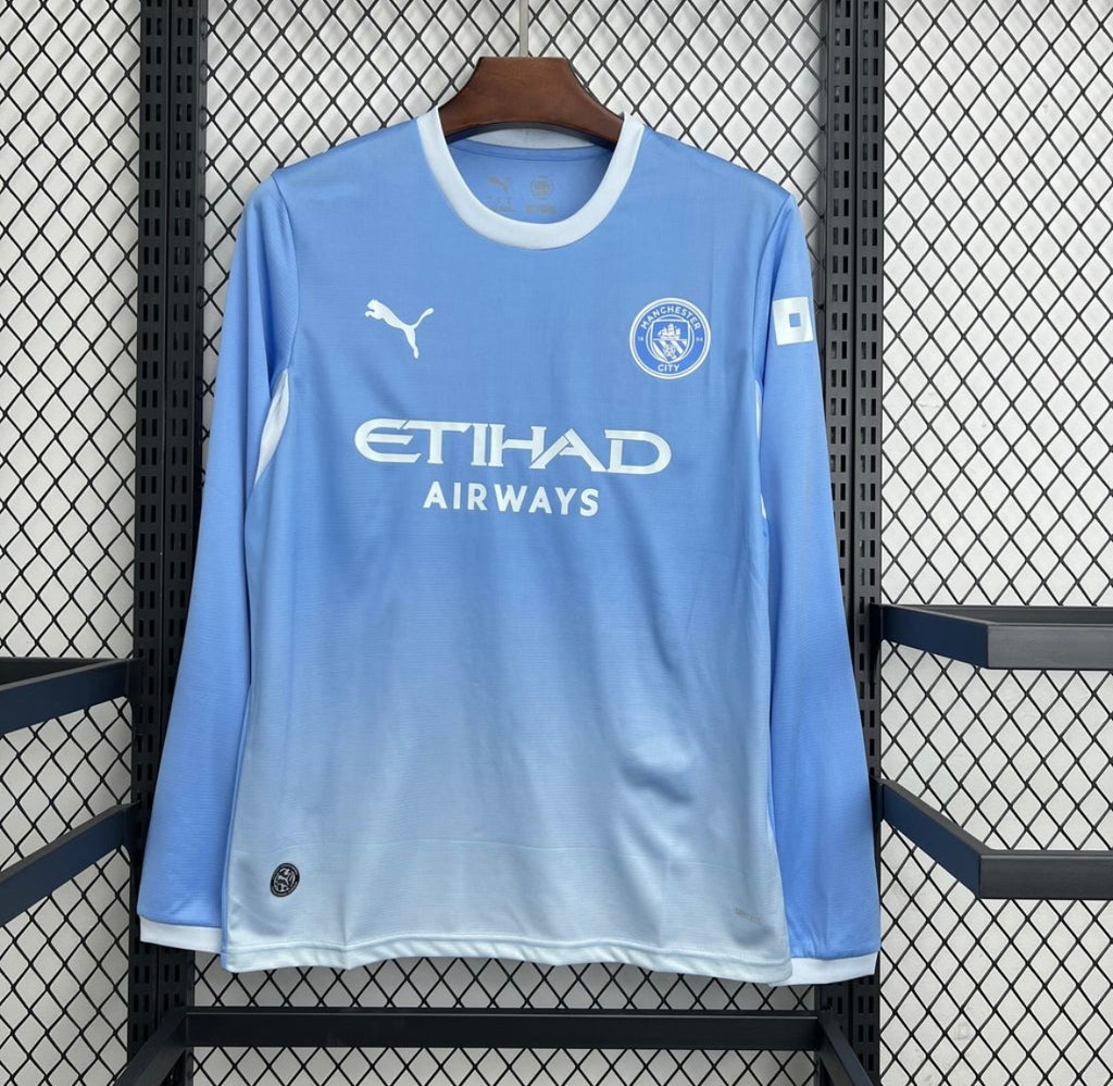 Maillot Manchester City Domicile Manches Longues 26-27