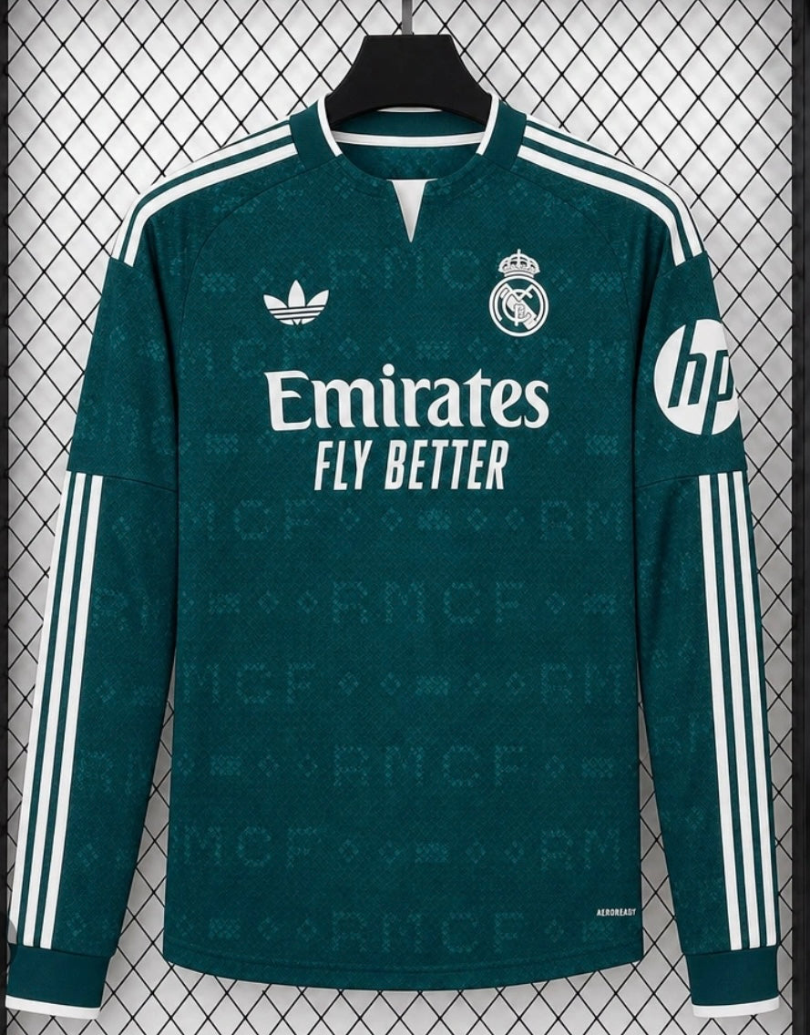 Maillot Réal Madrid Extérieur 26-27 Manches Longues