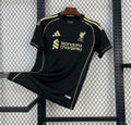 Maillot Liverpool Noir & Doré 2025-2026