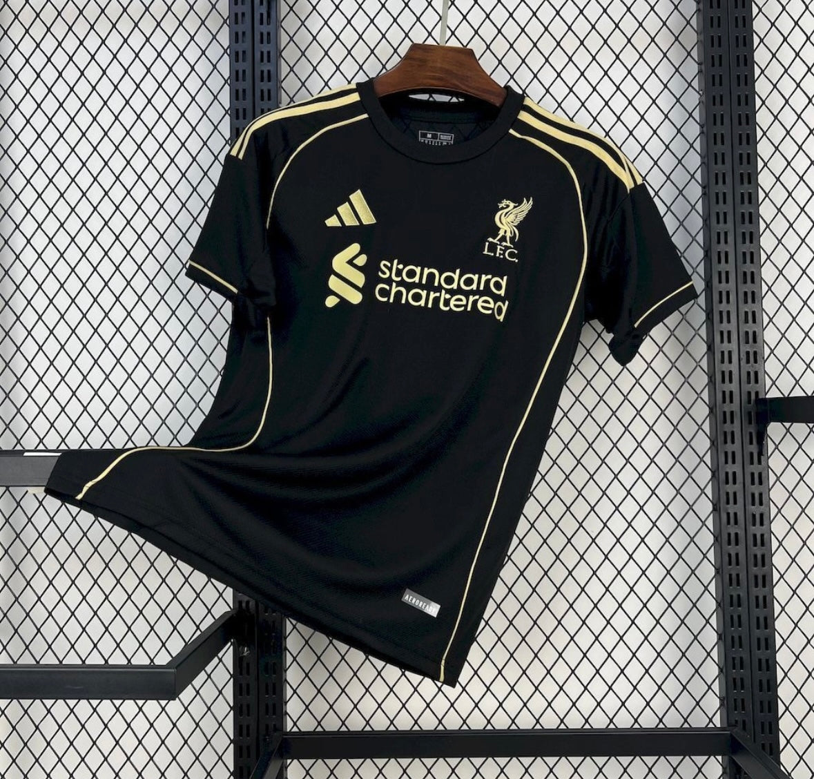 Maillot Liverpool Noir & Doré 2025-2026