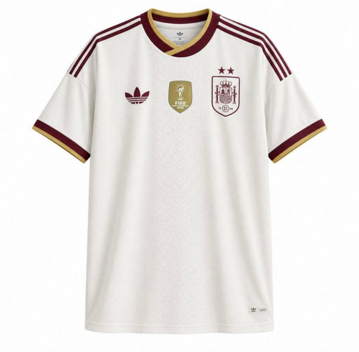 Maillot Espagne Coupe Du Monde 25-26 avec patch