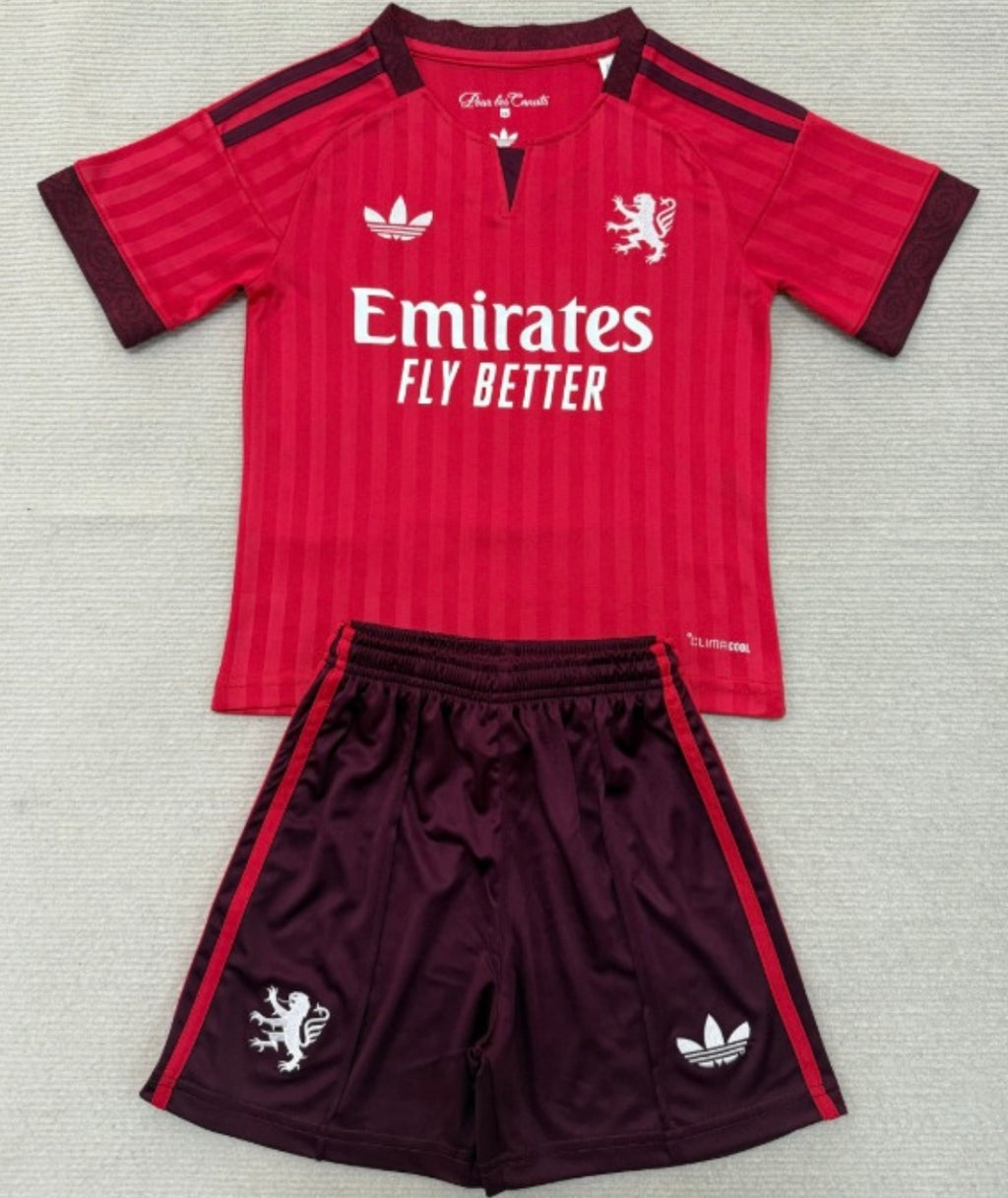 Kit Enfant Lyon Extérieur Rouge 26-27